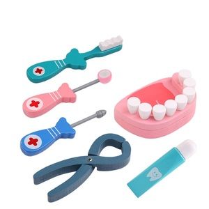 NEW🌟WOODEN DENTAL KIDS KIT✨🙌🏻PULL TEETH😍